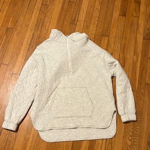 Quarterzip Quilted Sweatshirt